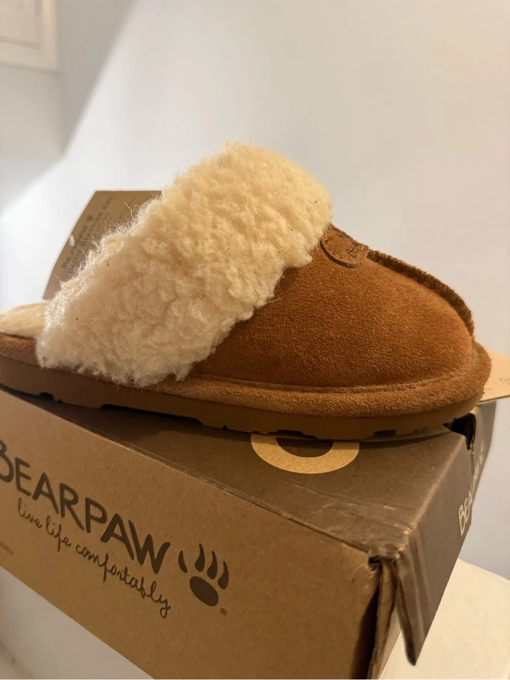 BearPaw Kids Loki Toddler Boots Box — Hickory Brown